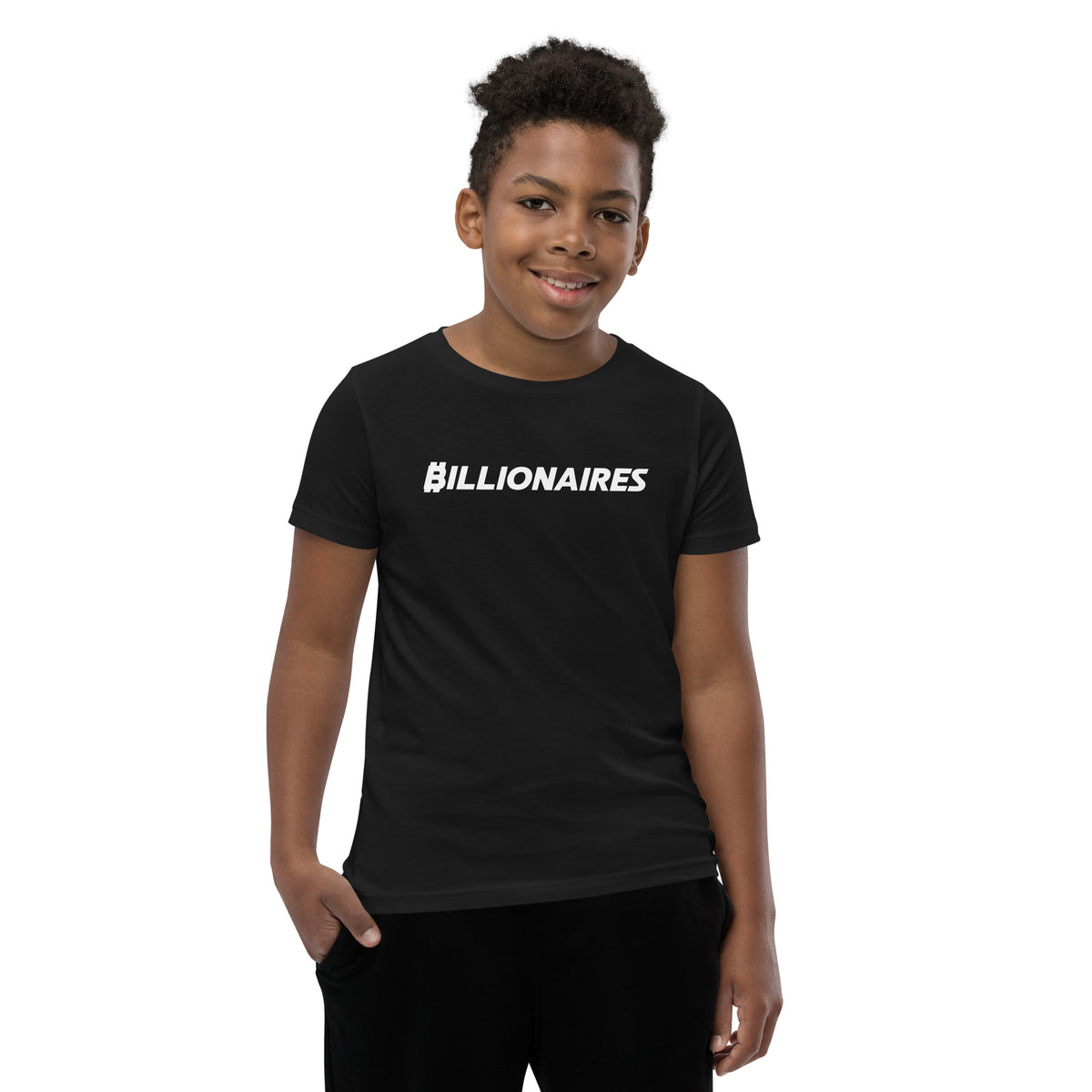 Billionaires Classic - Black Unisex T-shirt (Youth)
